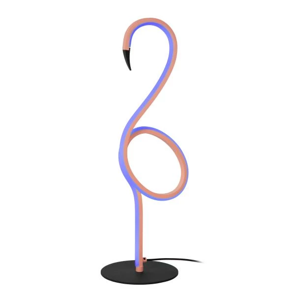 Lucide FLAMINGO - Lampe de table - LED Dim. - Rvb - Rose - détail 5